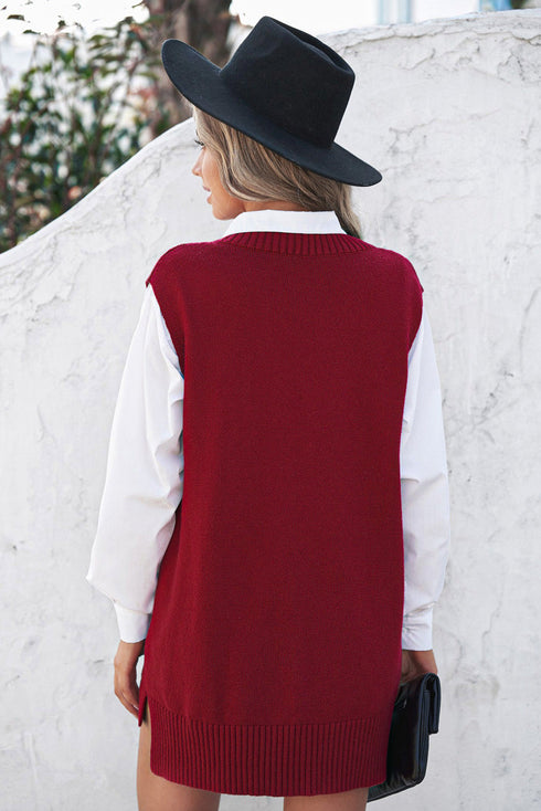 Knit Vest Pullover Sweater